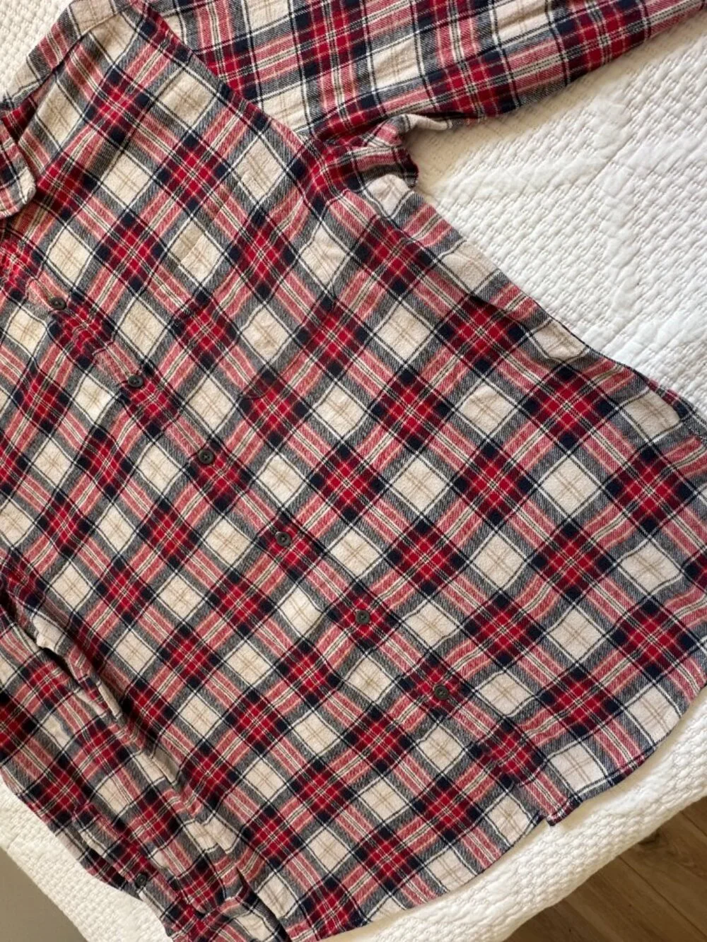 J. Crew Men's Size L Flannel Button Down